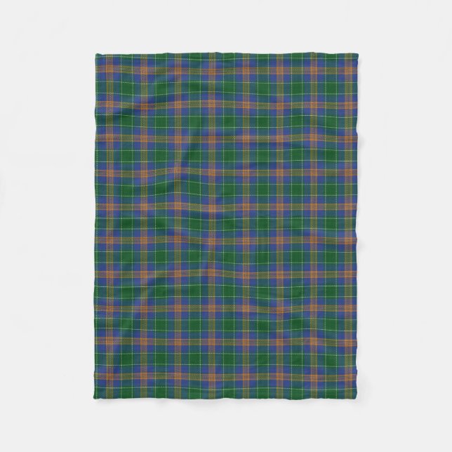 Irischer Clan MacAuliffe McAuliffe KlassikerTartan Fleecedecke (Vorderseite)
