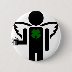 irischer Engel. Button