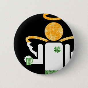 irischer Engel. Button