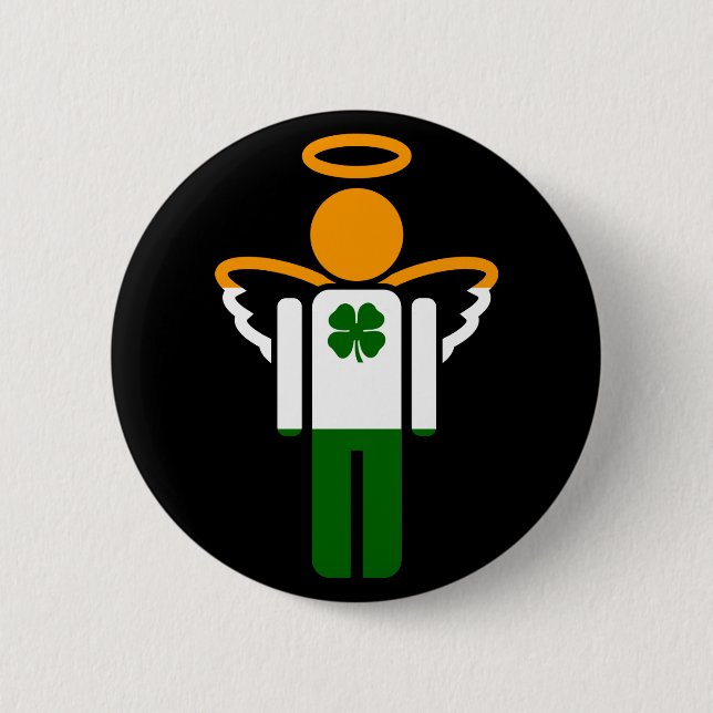 irischer Engel. Button (Vorderseite)