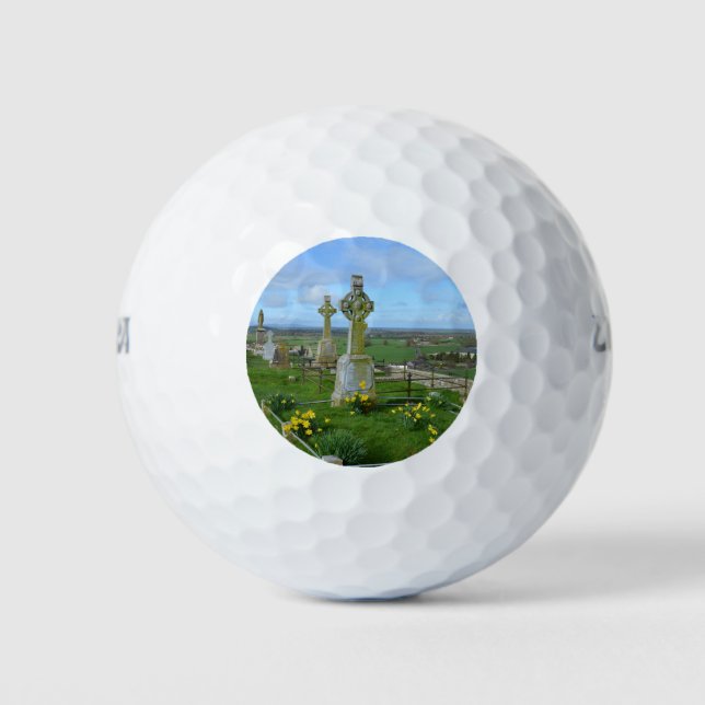 irischer Friedhof Golfball (Vorderseite)