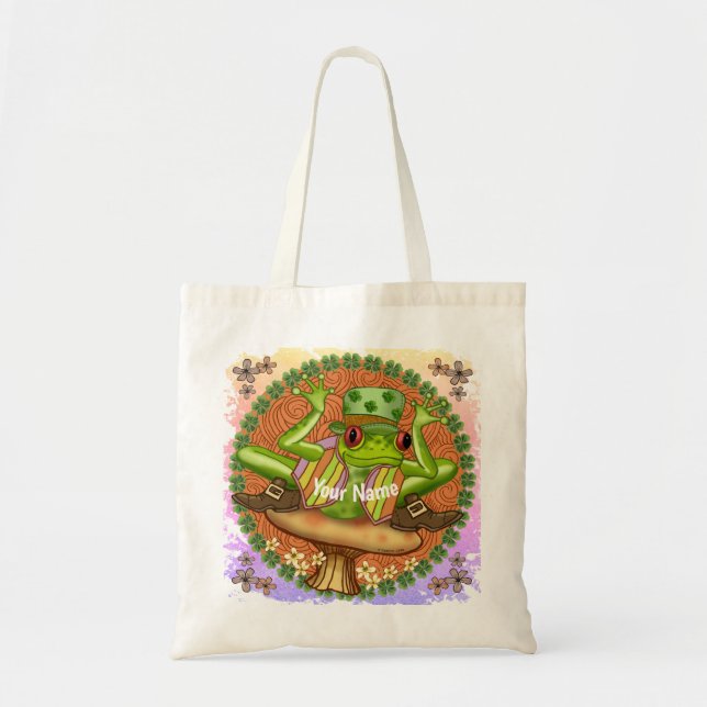Irischer Frosch  Tragetasche (Vorne)