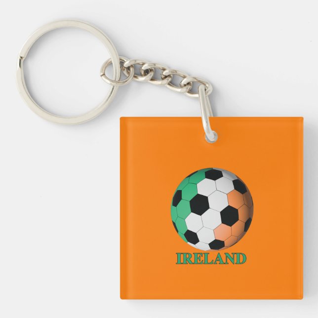 irischer Fußball Schlüsselanhänger (Vorderseite)