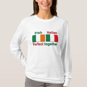 Irischer Italiener - vervollkommnen Sie zusammen! T-Shirt
