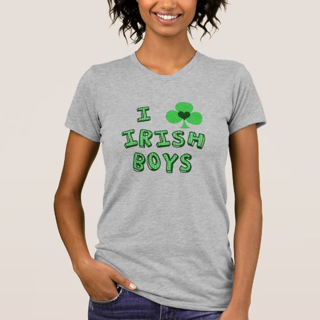irischer Jungen-T - Shirt der Liebe I (Vorderseite)