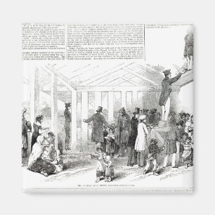 Irischer Kartoffel-Hunger, 1847 Magnet