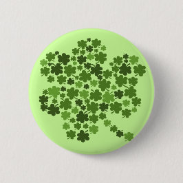 Irischer Klee Kleeblatt-St. Paddys Button