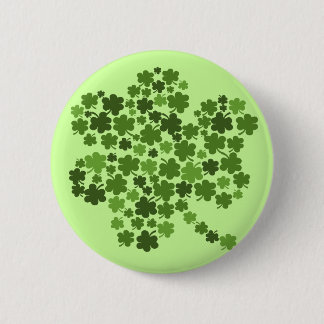 Irischer Klee Kleeblatt-St. Paddys Button