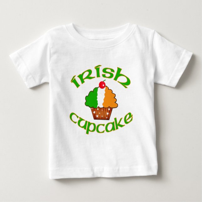 Irischer kleiner Kuchen Baby T-shirt (Vorderseite)