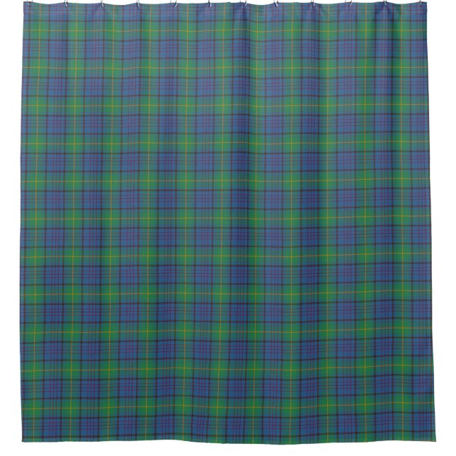irischer Landkreis Donegal Tartan Duschvorhang (Vorderseite)