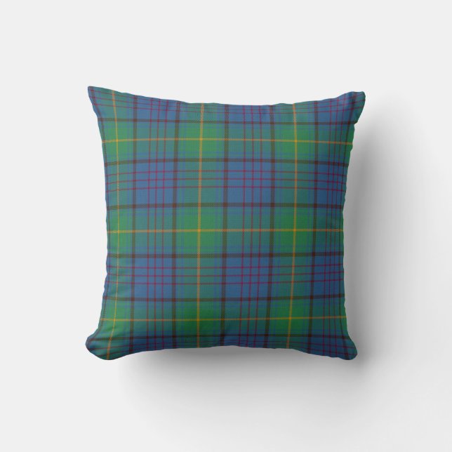 irischer Landkreis Donegal Tartan Kissen (Vorderseite)