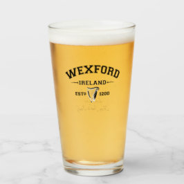 Irischer Landkreis Wexford Irland Personalisierter Glas