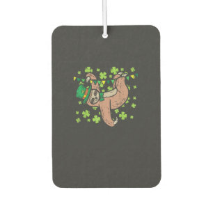 Irischer Leprechaun Faultier Shamrock St Patricks Autolufterfrischer