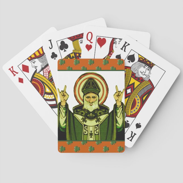 Irischer Party Spielkarten (Rückseite)
