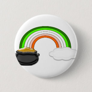 Irischer Regenbogen Button