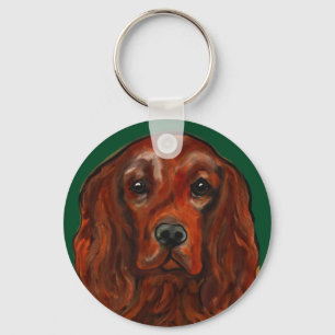 Irischer Roter Setter Schlüsselanhänger