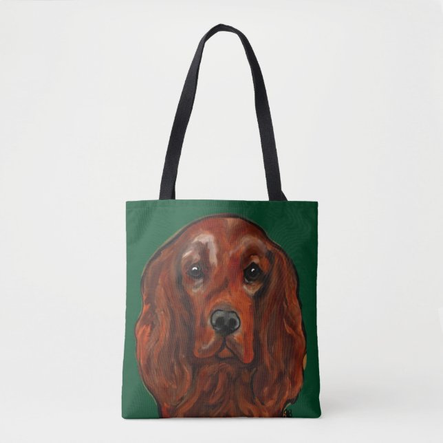 Irischer Roter Setter   Tasche (Vorderseite)
