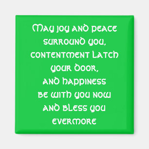 Irischer Segen-Magnet Magnet