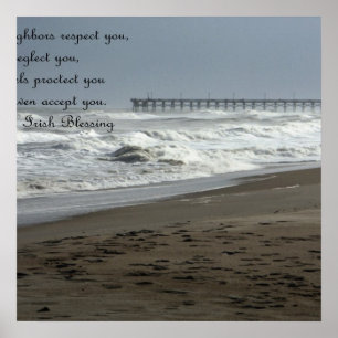 Irischer Segen Poster