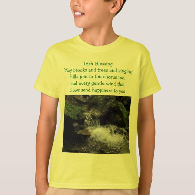 Irischer Segen scherzt Shirt (Vorderseite)