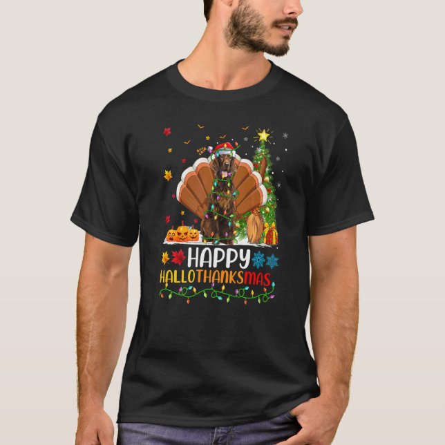 Irischer Setter Hund   Irischer Setter Hellothanks T-Shirt (Vorderseite)