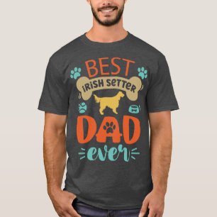 Irischer Setter Hund Papa T-Shirt