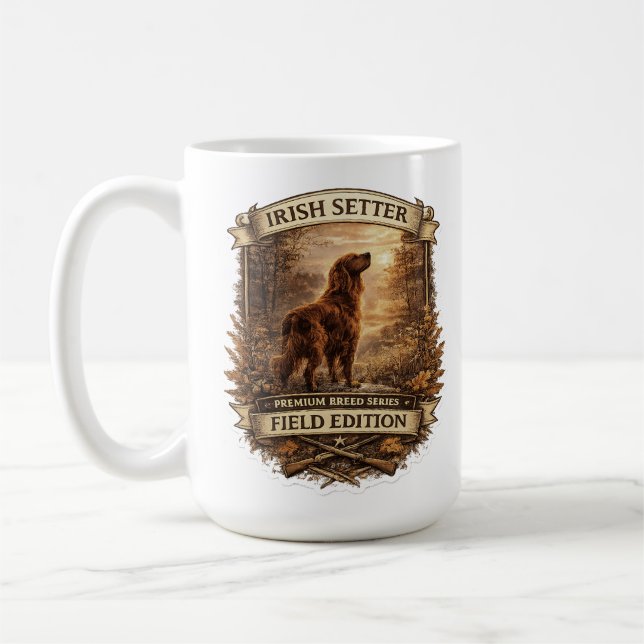 Irischer Setter Kaffeetasse (Links)