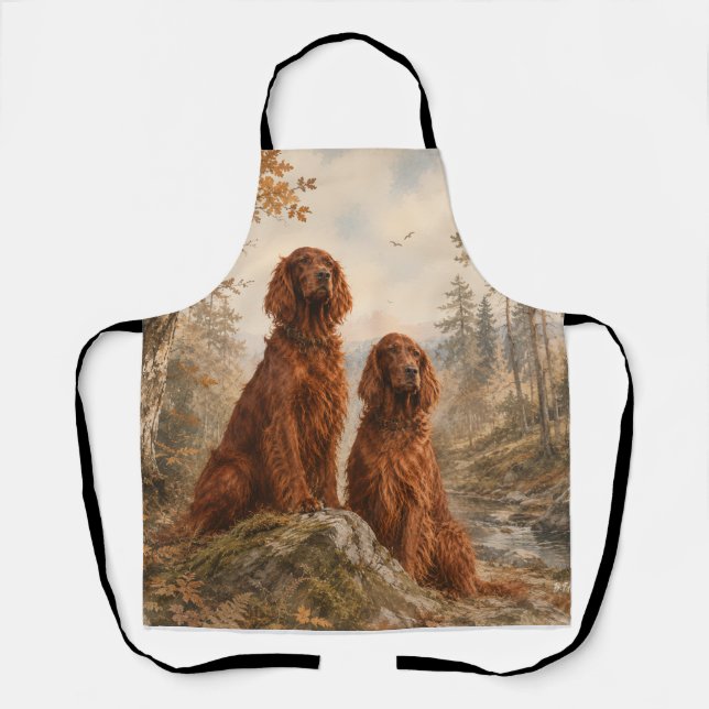  Irischer Setter  Schürze (Vorderseite)