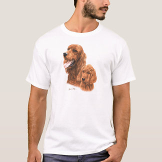 Irischer Setter u. Welpe T-Shirt
