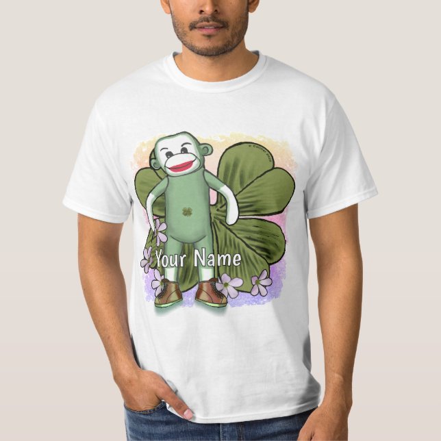 Irischer Sockenaffe T-Shirt (Vorderseite)