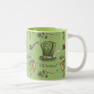 Irischer St. Patrick’s Day Becher Zweifarbige Tasse