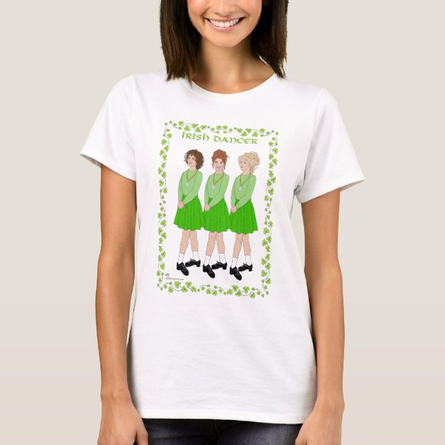 Irischer Stepptänzer Feis T-Shirt (Vorderseite)