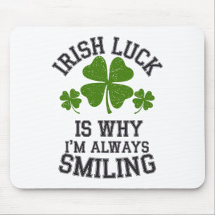 Irischer Stolz St Patricks Day Shenanigans Shamroc Mousepad