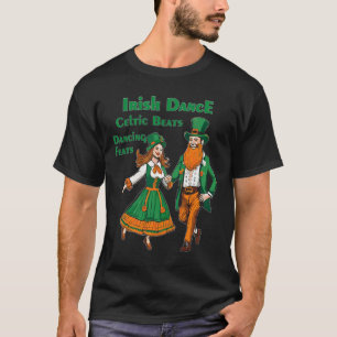 Irischer Tanz Keltische Rhythmen Tanz St. Patrick' T-Shirt