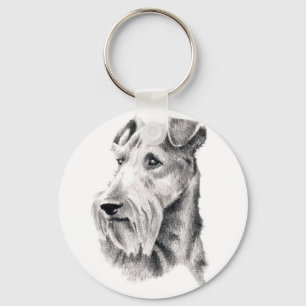 Irischer Terrier des Schlüsselanhängers Schlüsselanhänger