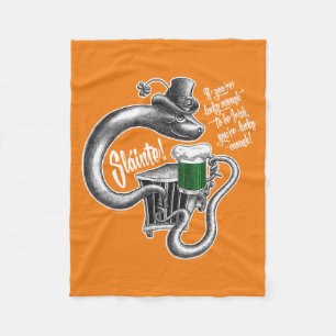 Irischer Toast Fleecedecke