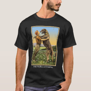 "Irischer Wolfhound-Gruß " T-Shirt