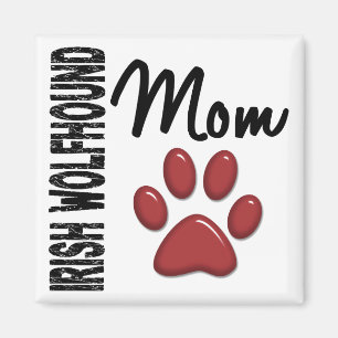 Irischer Wolfhound-Mama 2 Magnet