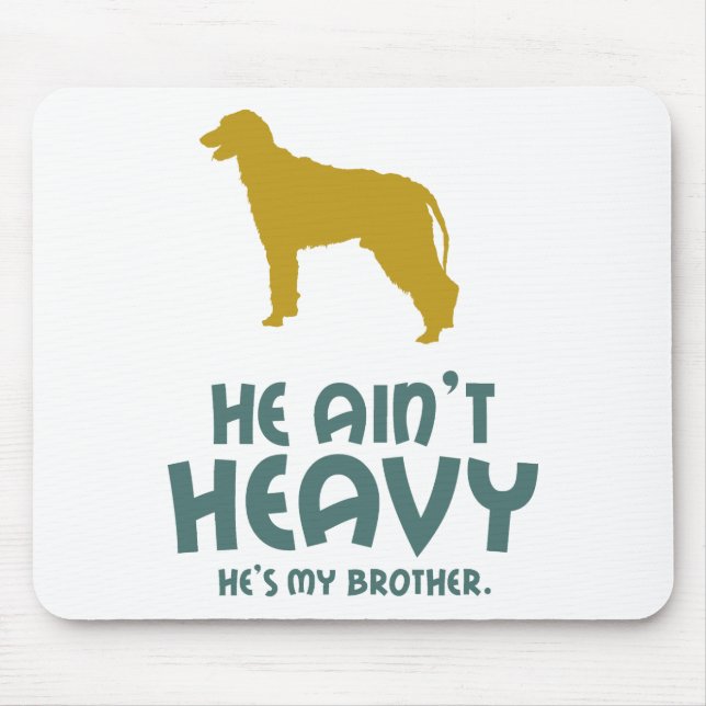 Irischer Wolfhound Mousepad (Vorne)