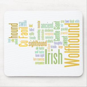 Irischer Wolfhound Mousepad