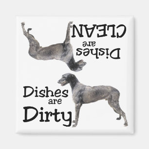 Irischer Wolfhound-Spülmaschinen-Magnet Magnet