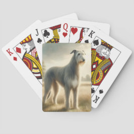 Irischer Wolfshund Spielkarten