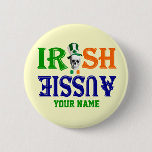 Irisches Australier St Patrick Button
