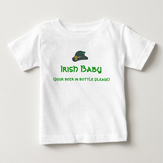 Irisches Baby Baby T-shirt (Vorderseite)