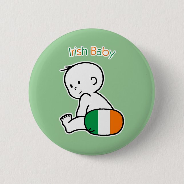 Irisches Baby Button (Vorderseite)