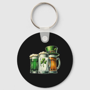 Irisches Bier Irland Flagge St. Patricks Tag Schlüsselanhänger