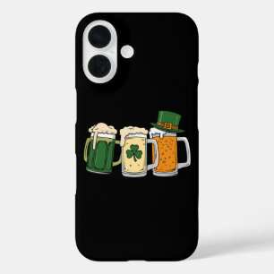 Irisches Bier Irland Flagge St. Patricks Tag Shamr iPhone 16 Hülle