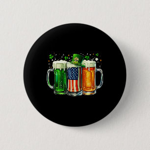 Irisches Bier Irland St Patricks Day Trinkparty  Button