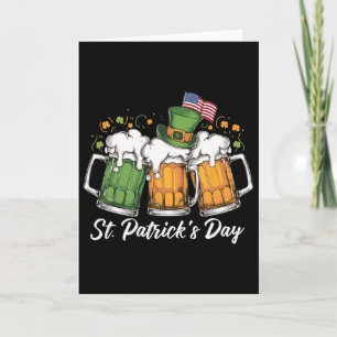 Irisches Bier Irland St Patricks Day Trinkparty  Karte