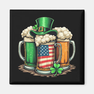 Irisches Bier Irland St. Patricks Day Trinkparty Magnet